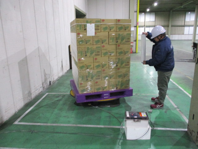 ストレッチフィルム自動包装機